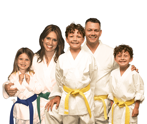 Martial Arts Lessons for Families in hohokus NJ - Group Family for Martial Arts Footer Banner