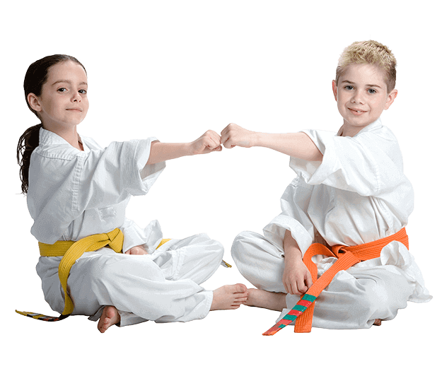 Martial Arts Lessons for Kids in hohokus NJ - Kids Greeting Happy Footer Banner