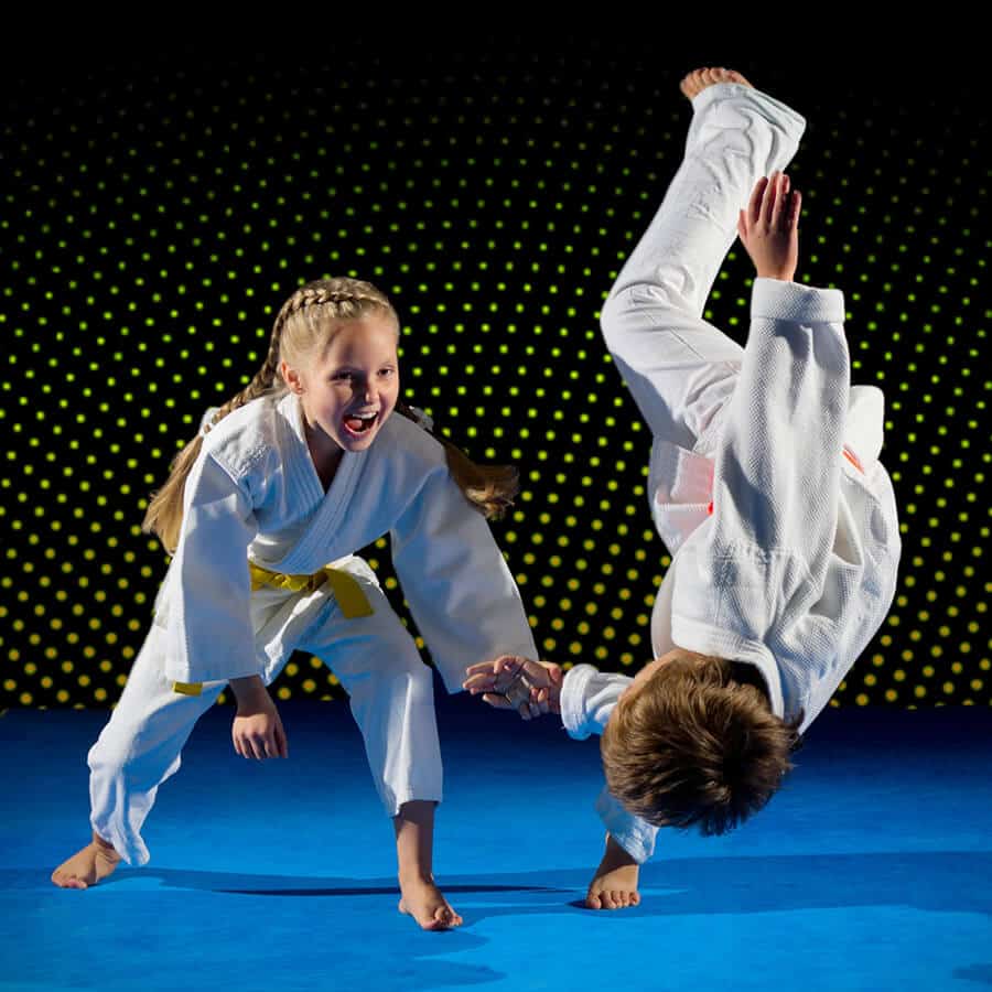 Martial Arts Lessons for Kids in hohokus NJ - Judo Toss Kids Girl